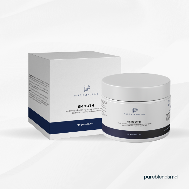 PureBlendsMD medical-grade skincare cream and packaging