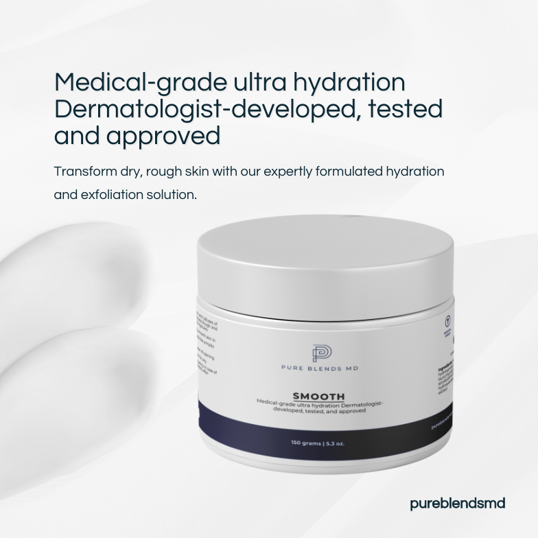 PureBlendsMD medical-grade skincare cream and packaging