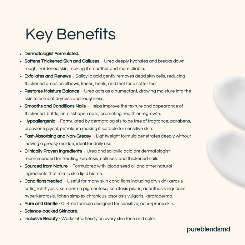 Key benefits of PureBlendsMD dermatology skincare products